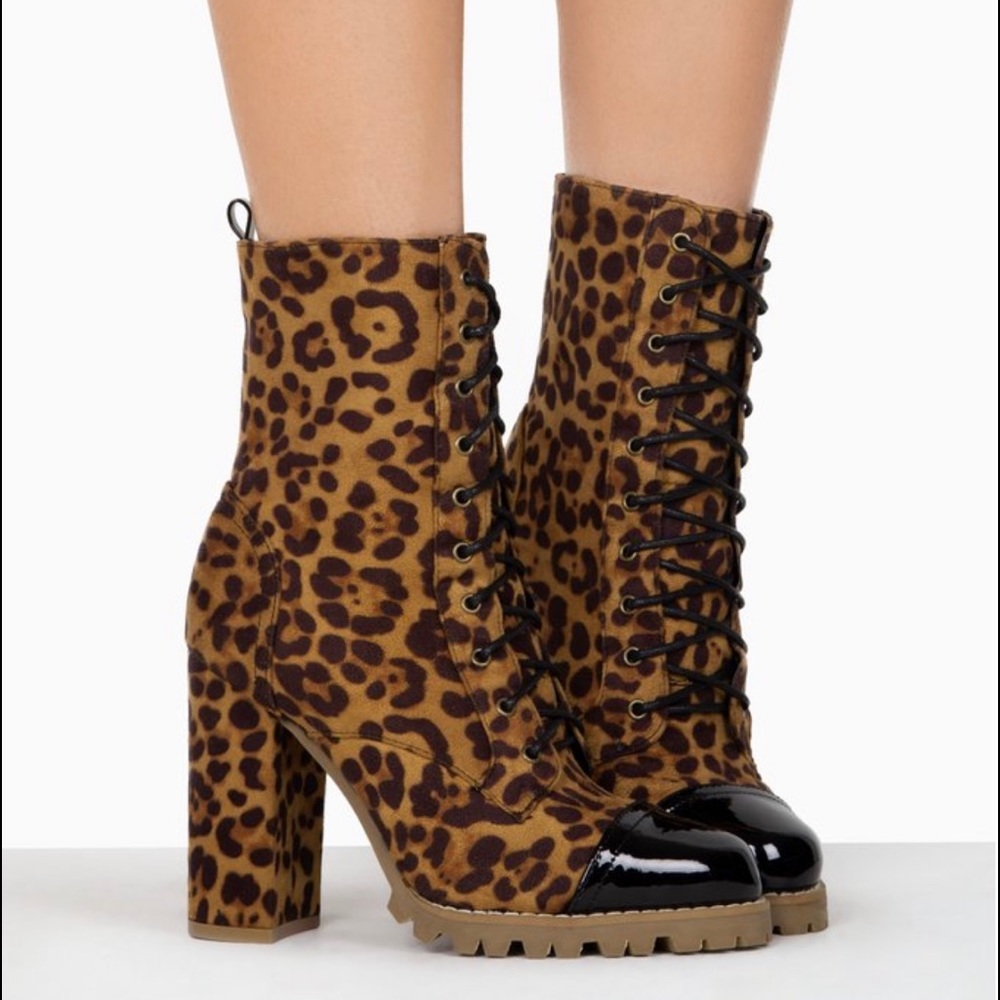 Never worn booties, MISS LOLA.
